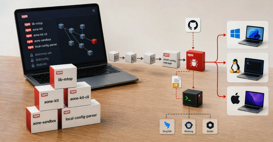 18 Malicious npm Packages Deliver Cross-Platform RAT to Alibaba Tool Users